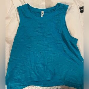 Blue lululemon tank size 6